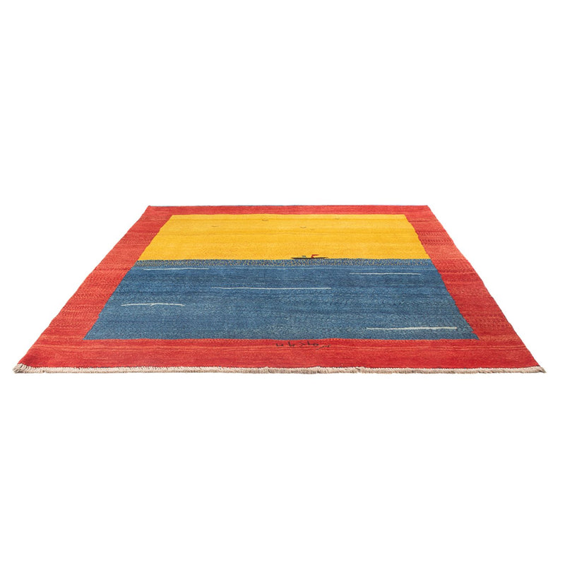 ペルシャギャベ 絨毯 235x208cm - ペルシャウールラグ