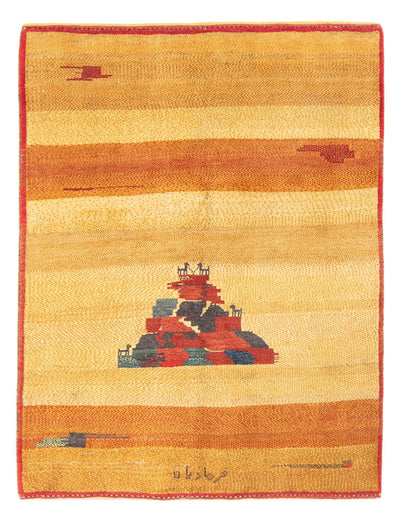 ペルシャギャベ 絨毯 153x187cm - ペルシャウールラグ