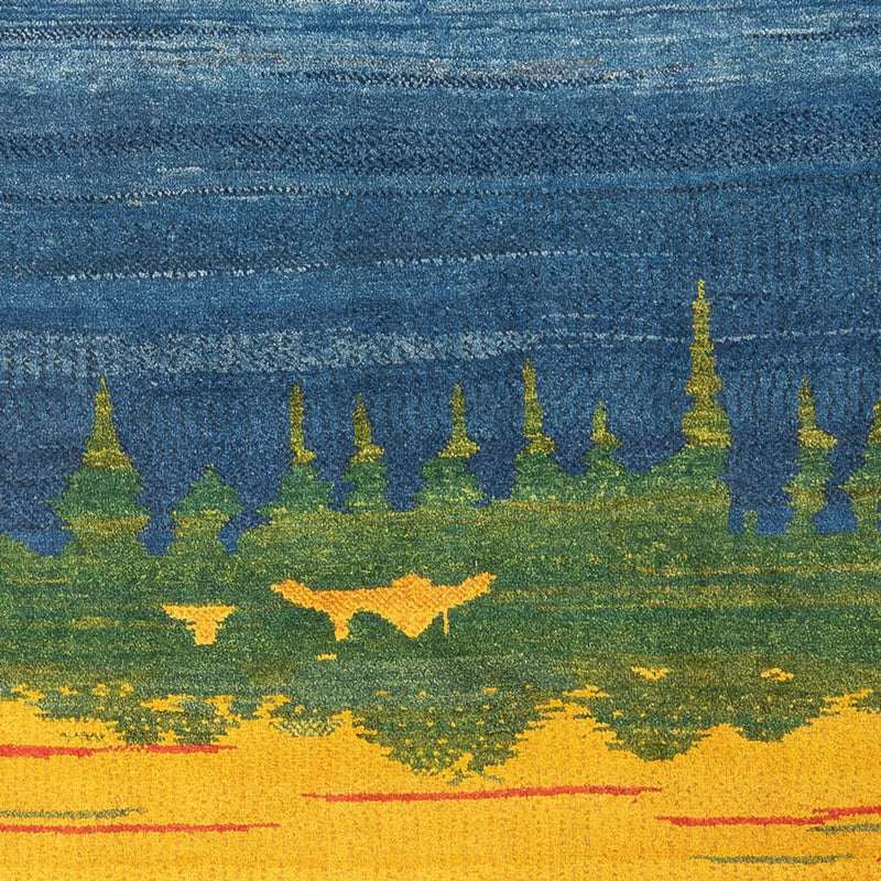 ペルシャギャベ 絨毯 240x205cm - ペルシャウールラグ
