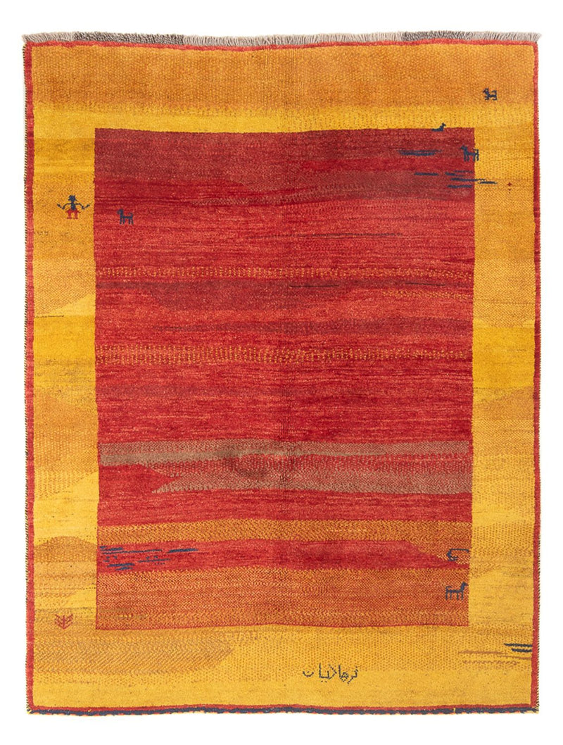 ペルシャギャベ 絨毯 200x155cm - ペルシャウールラグ