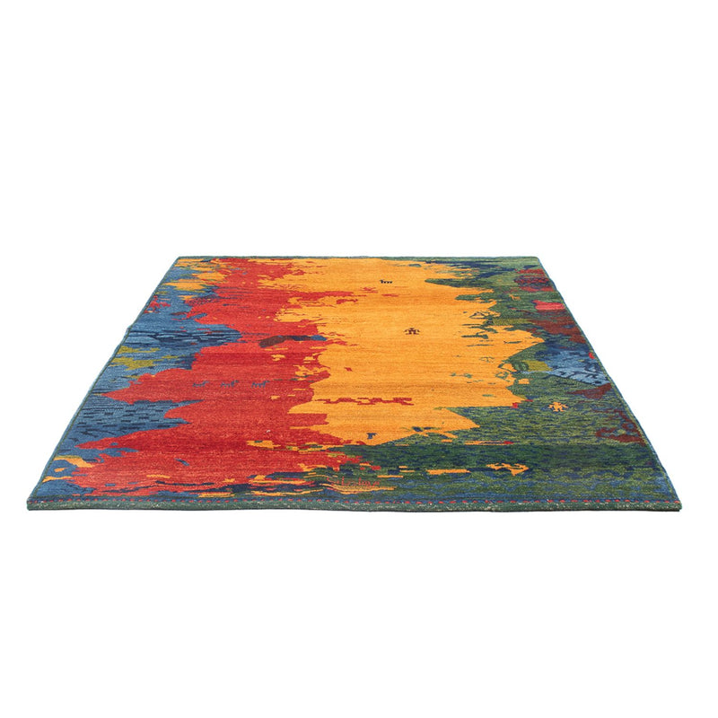 ペルシャギャベ 絨毯 218x170cm - ペルシャウールラグ