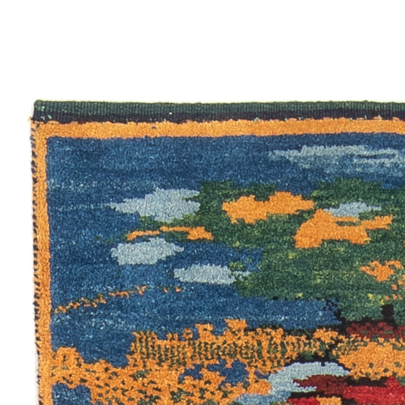 ペルシャギャベ 絨毯 242x78cm - ペルシャウールラグ