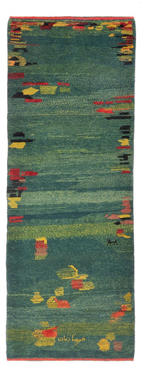 ペルシャギャベ 絨毯 218x87cm - ペルシャウールラグ – product image