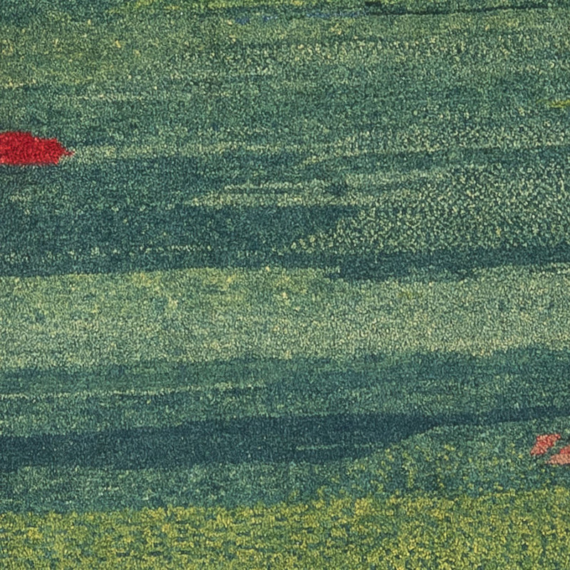 ペルシャギャベ 絨毯 218x87cm - ペルシャウールラグ