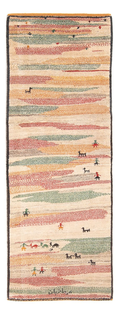 ペルシャギャベ 絨毯 78x205cm - ペルシャウールラグ