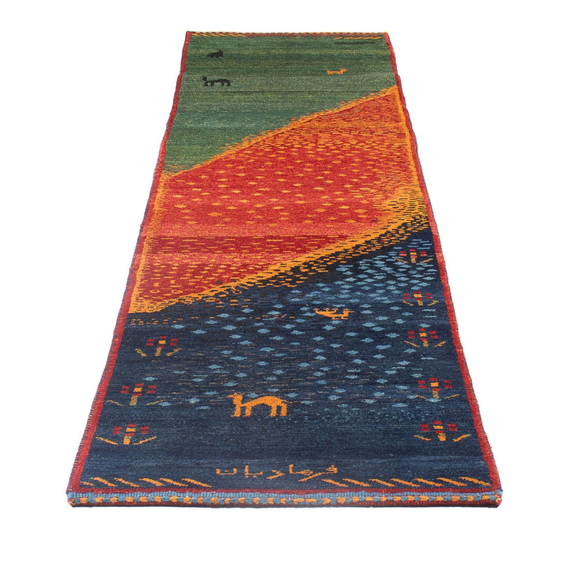 ペルシャギャベ 絨毯 285x68cm - ペルシャウールラグ