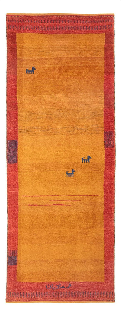ペルシャギャベ 絨毯 80x225cm - ペルシャウールラグ