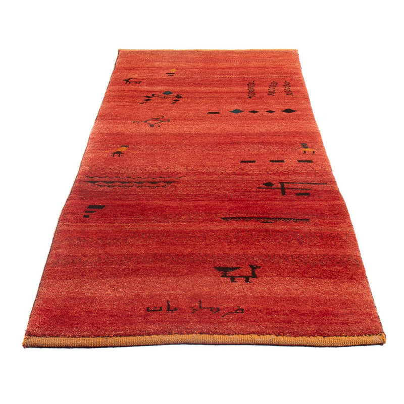ペルシャギャベ 絨毯 225x83cm - ペルシャウールラグ