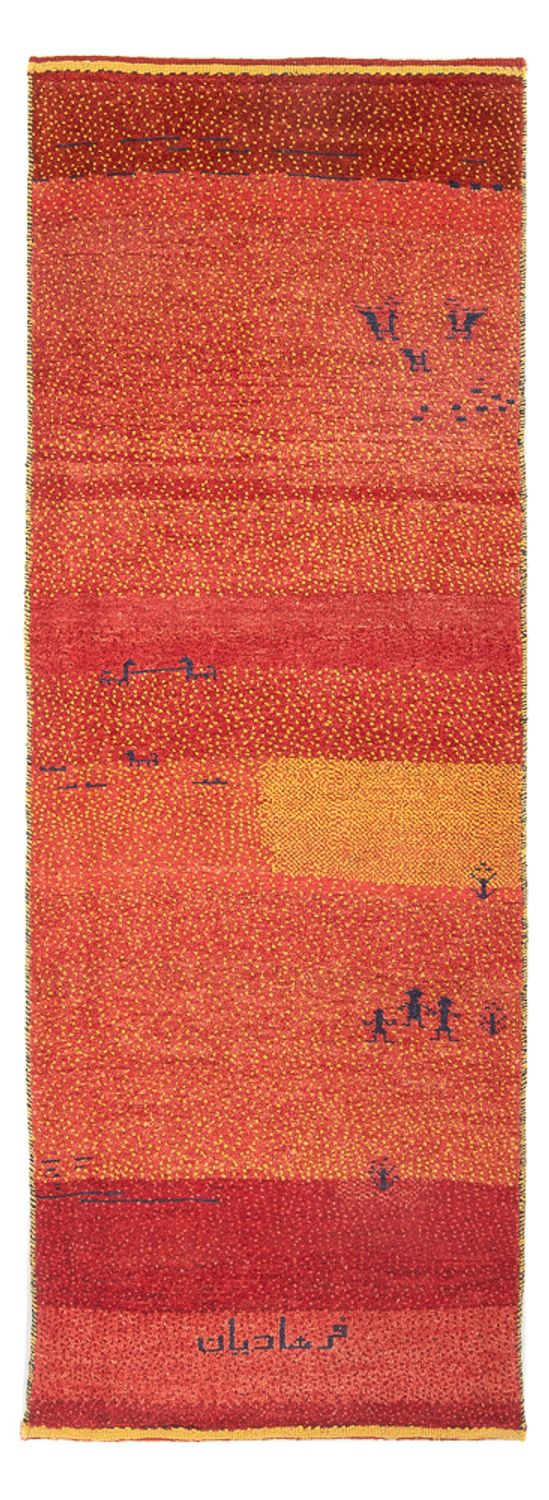 ペルシャギャベ 絨毯 237x84cm - ペルシャウールラグ