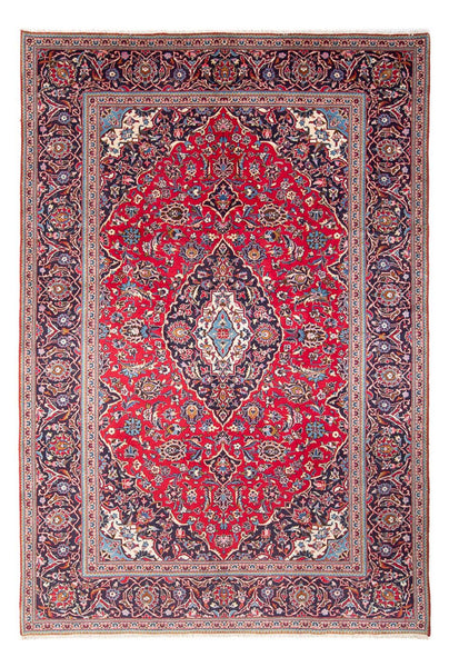 ペルシャ絨毯 290x195 手織り 美術品 カーシャーン産 クリーニング済み カシャーン 絨毯 290x194cm - ペルシャ絨毯