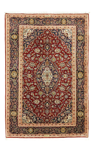 カシャーン 絨毯 147x218cm - ペルシャ絨毯