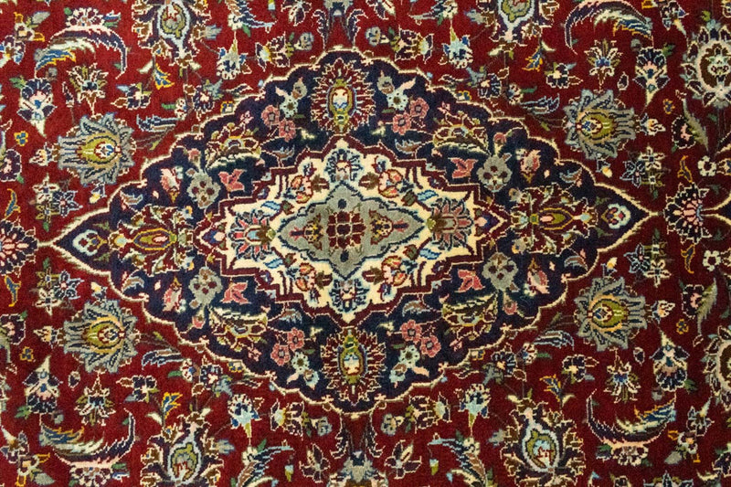 カシャーン 絨毯 218x147cm - ペルシャ絨毯