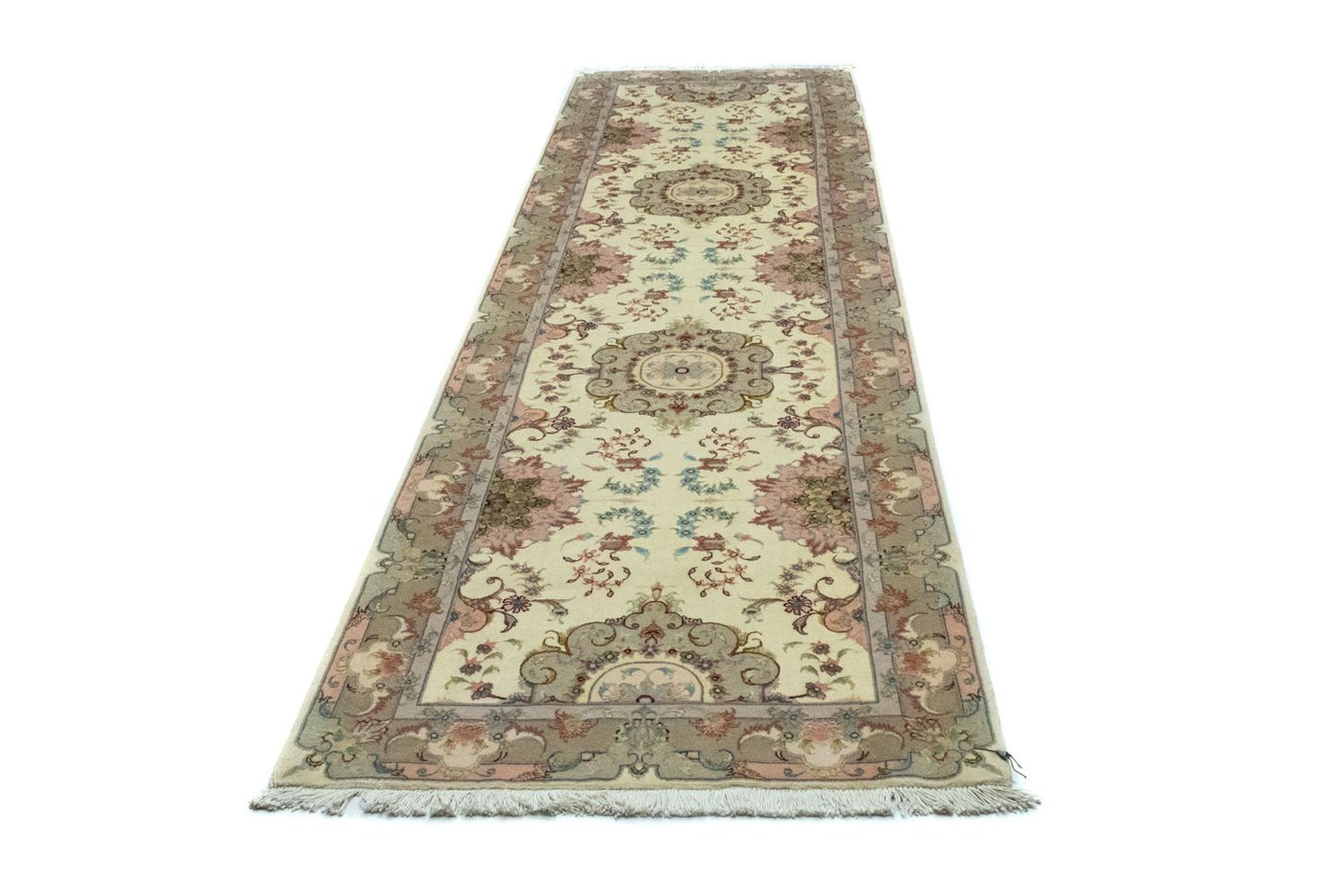 タブリーズ 絨毯 339x91cm - ペルシャ絨毯