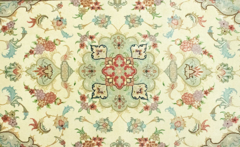 タブリーズ - 50 Raj 絨毯 338x89cm - ペルシャ絨毯