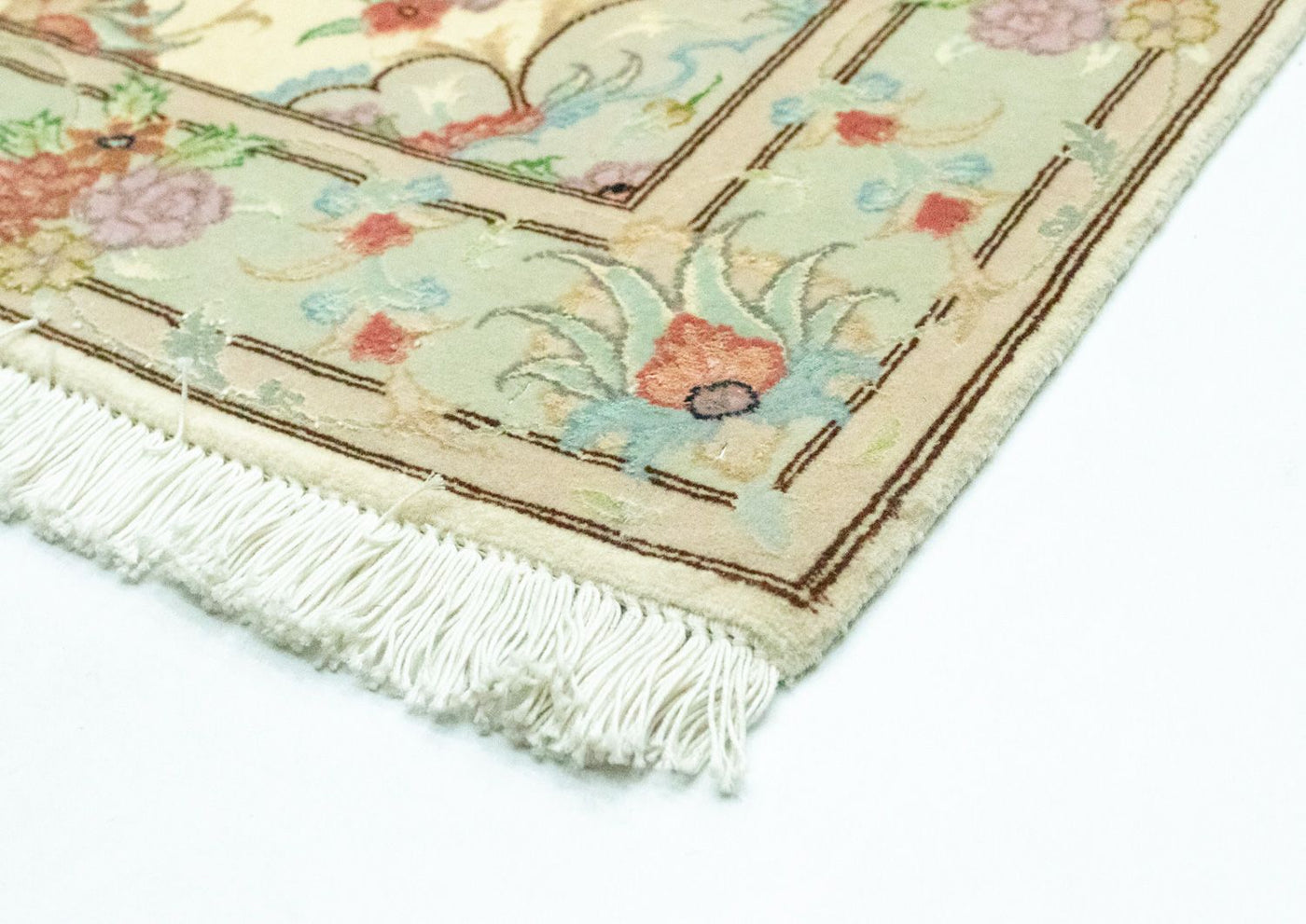 タブリーズ - 50 Raj 絨毯 338x89cm - ペルシャ絨毯