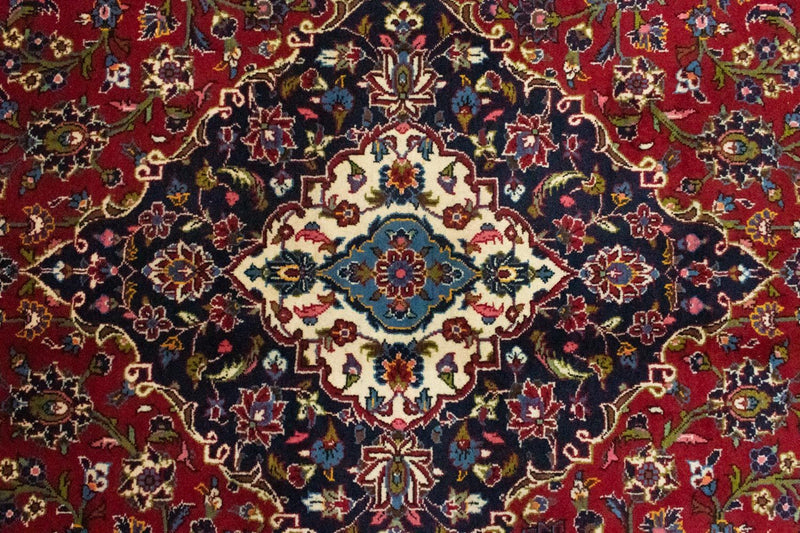 カシャーン 絨毯 368x250cm - ペルシャ絨毯