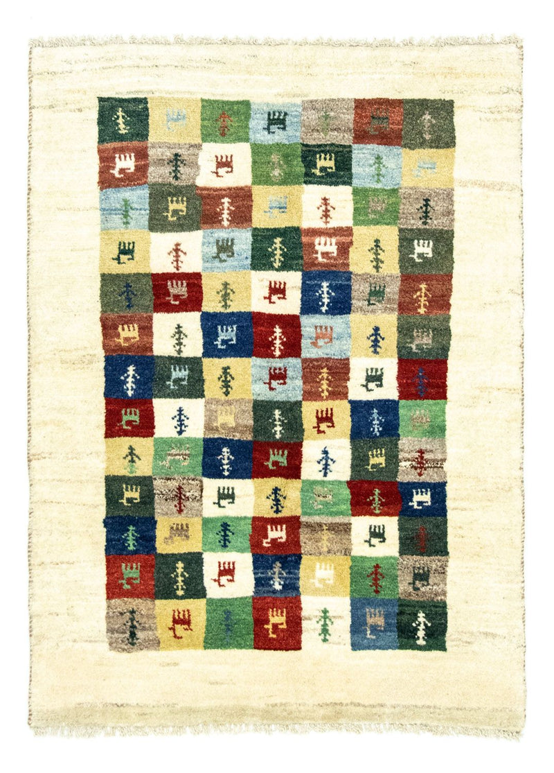 ペルシャギャベ 絨毯 136x100cm - ペルシャウールラグ