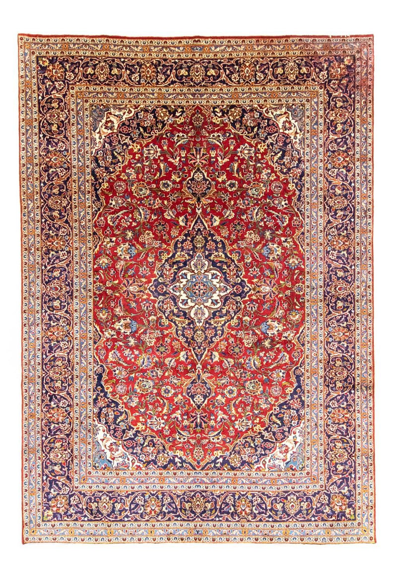 カシャーン 絨毯 350x245cm - ペルシャ絨毯