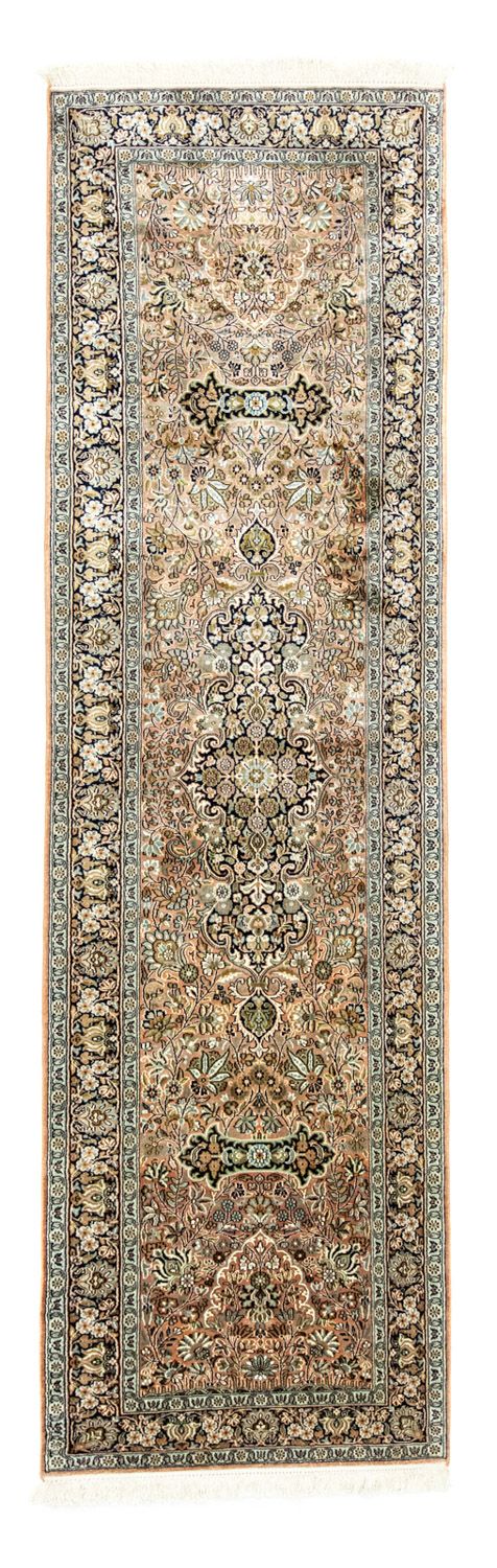 カシミールシルク 絨毯 278x77cm - オリエンタル絨毯