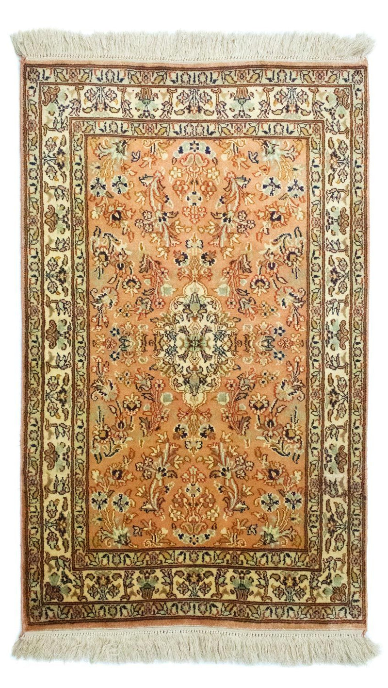 カシミールシルク 絨毯 95x61cm - オリエンタル絨毯