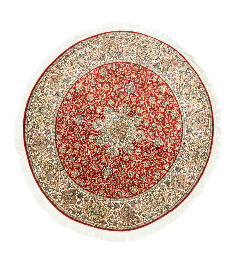 カシミールシルク 絨毯 158x150cm - オリエンタル絨毯