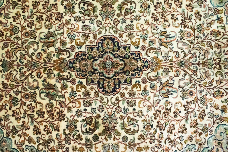 カシミールシルク 絨毯 150x95cm - オリエンタル絨毯
