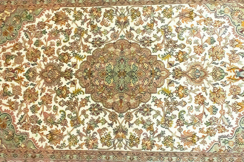 カシミールシルク 絨毯 159x94cm - オリエンタル絨毯