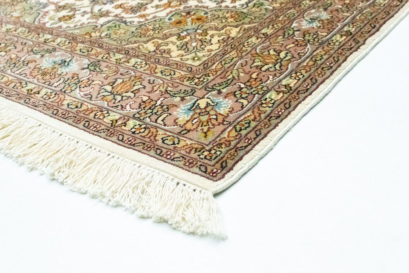 カシミールシルク 絨毯 159x94cm - オリエンタル絨毯