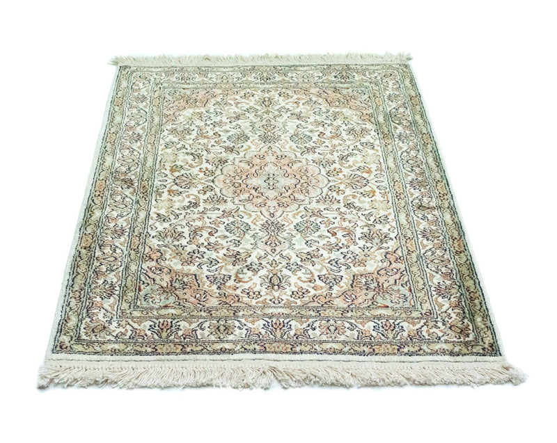 カシミールシルク 絨毯 90x66cm - オリエンタル絨毯