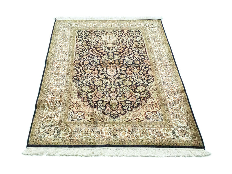 カシミールシルク 絨毯 156x95cm - オリエンタル絨毯
