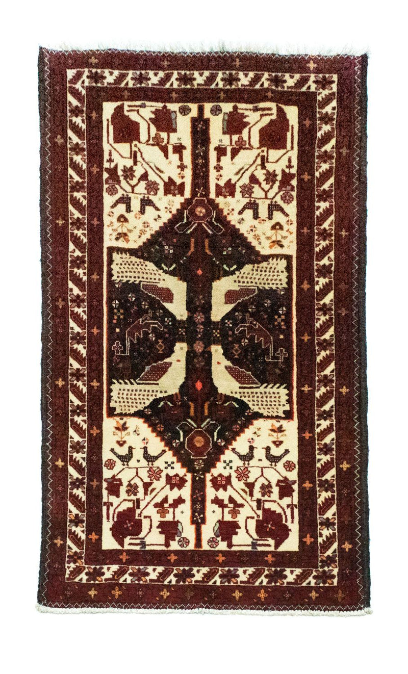 バルーチ絨毯 183x95cm - ペルシャ絨毯