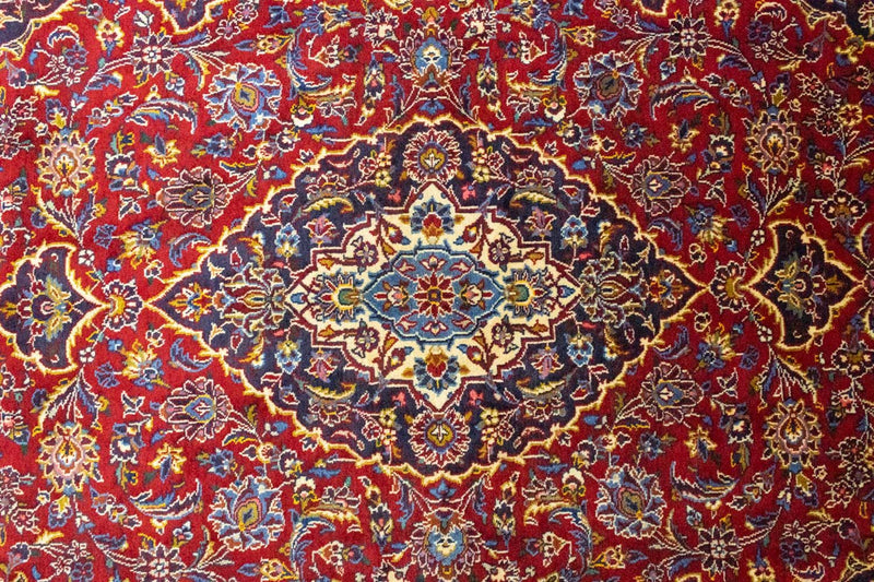 カシャーン 絨毯 222x138cm - ペルシャ絨毯