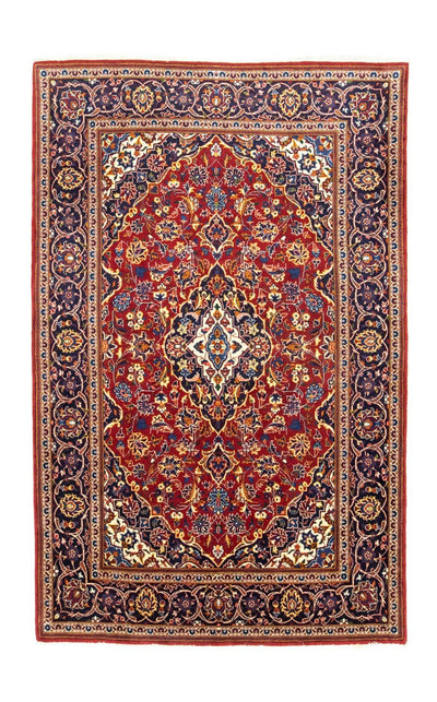 カシャーン 絨毯 135x210cm - ペルシャ絨毯