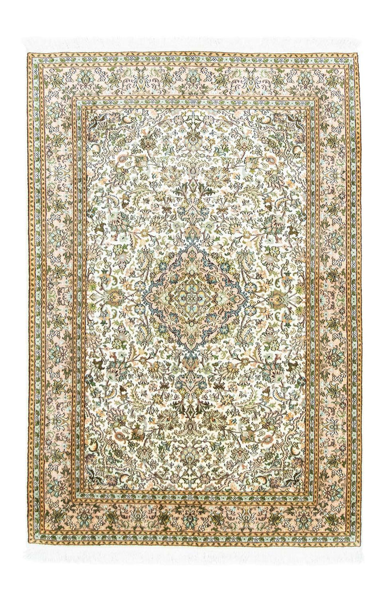 カシミールシルク 絨毯 183x125cm - オリエンタル絨毯