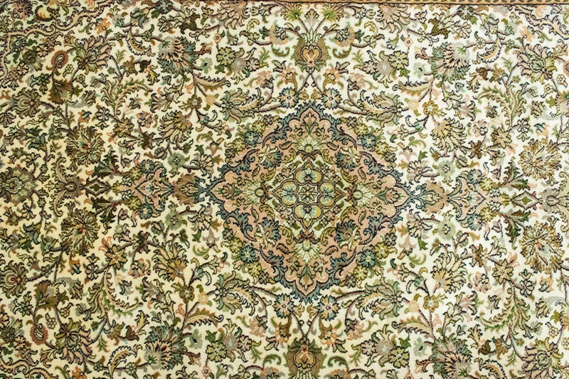 カシミールシルク 絨毯 183x125cm - オリエンタル絨毯