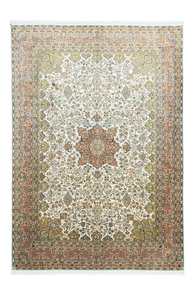 カシミールシルク 絨毯 308x217cm - オリエンタル絨毯