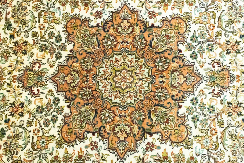 カシミールシルク 絨毯 308x217cm - オリエンタル絨毯