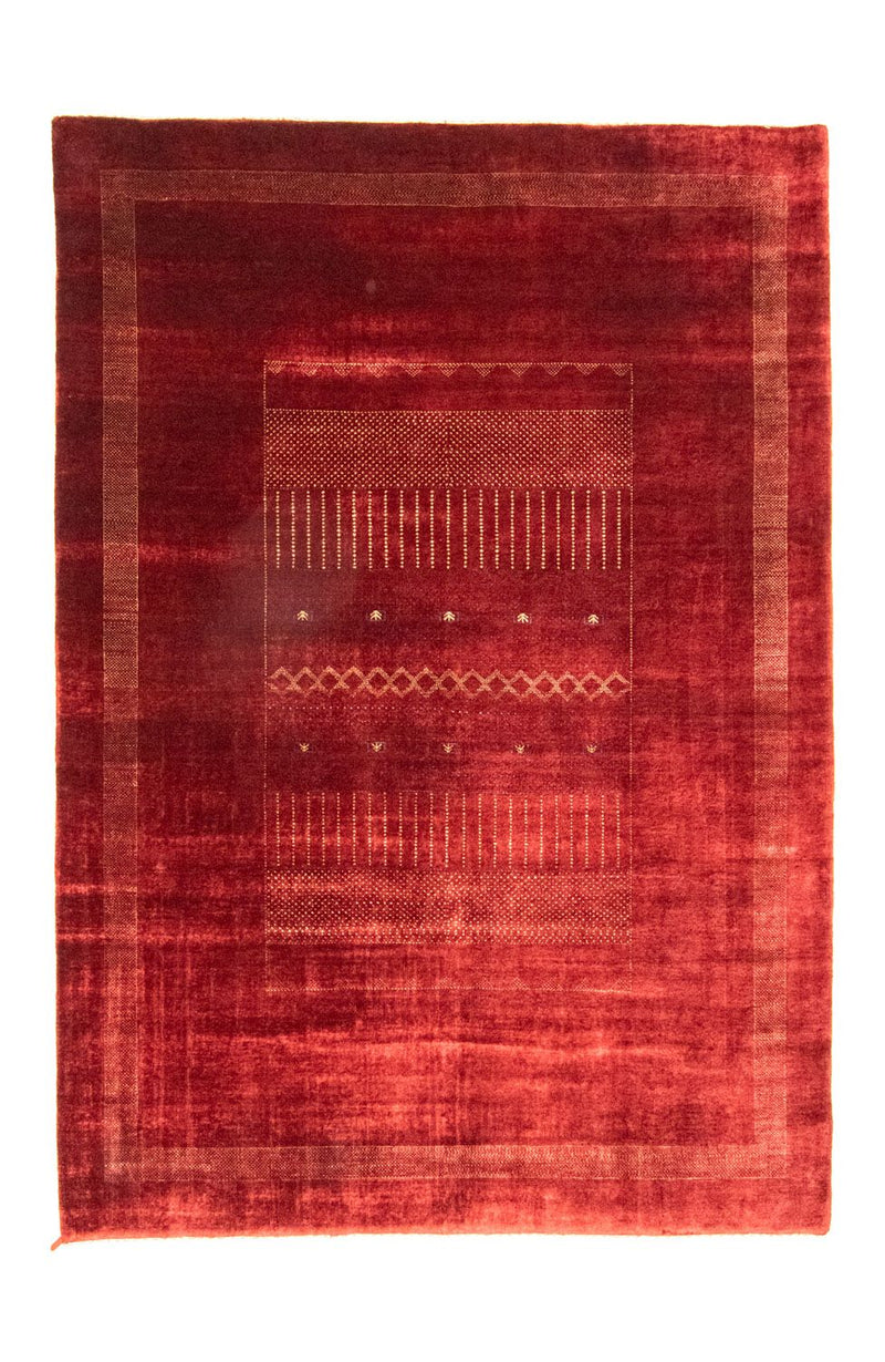 インド ギャベ 絨毯 291x204cm - ウールラグ