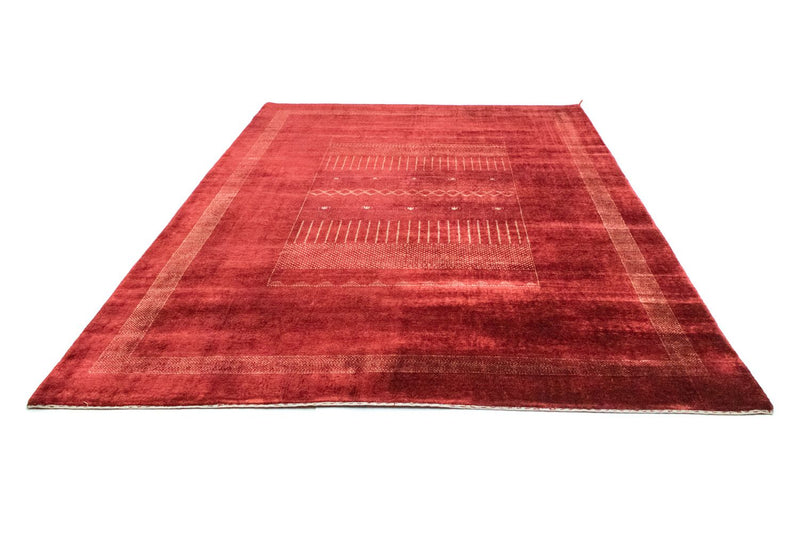 インド ギャベ 絨毯 291x204cm - ウールラグ