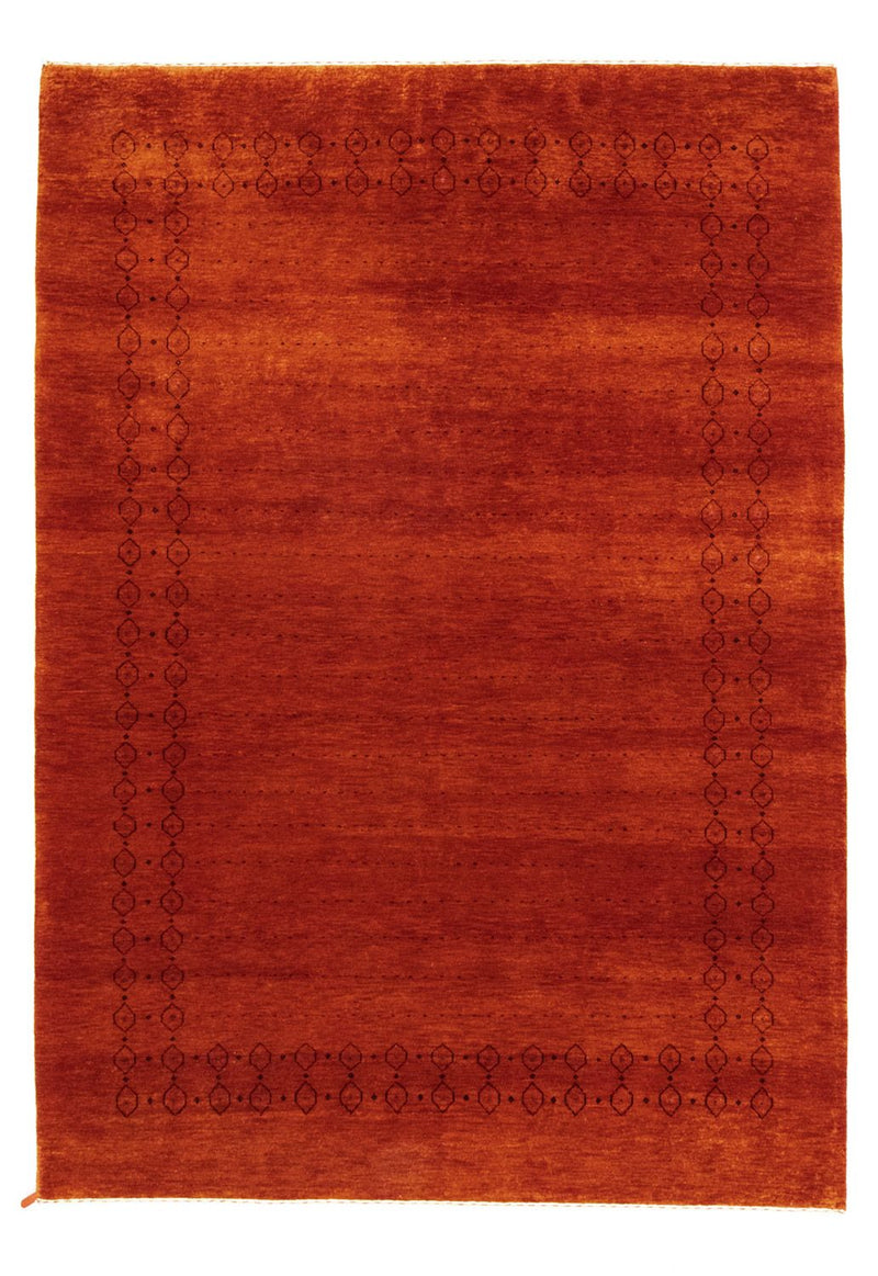 インド ギャベ 絨毯 244x177cm - ウールラグ