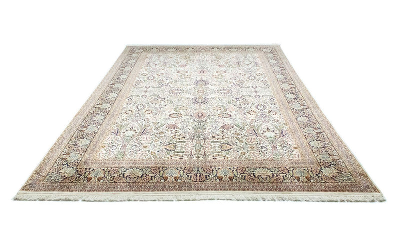 カシミールシルク 絨毯 316x211cm - オリエンタル絨毯