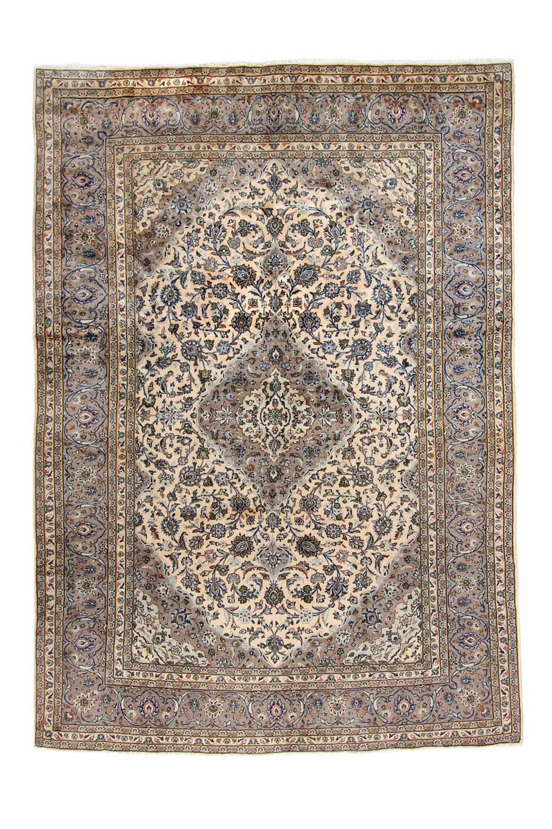 カシャーン 絨毯 341x237cm - ペルシャ絨毯
