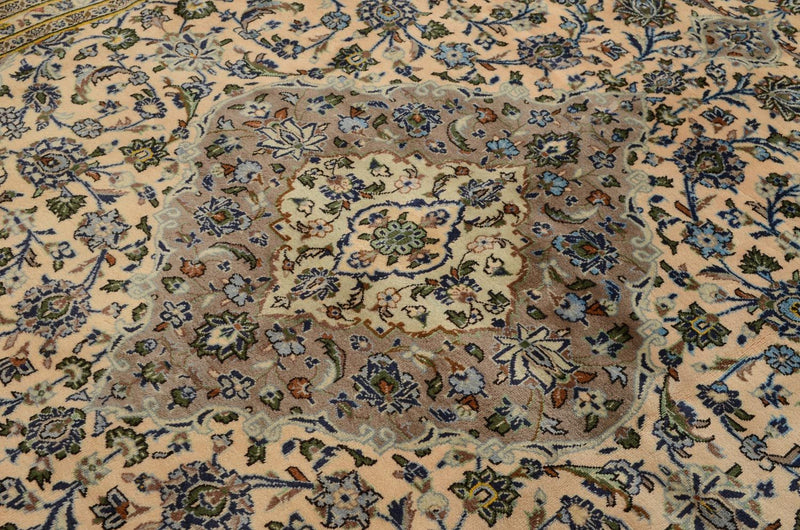 カシャーン 絨毯 341x237cm - ペルシャ絨毯