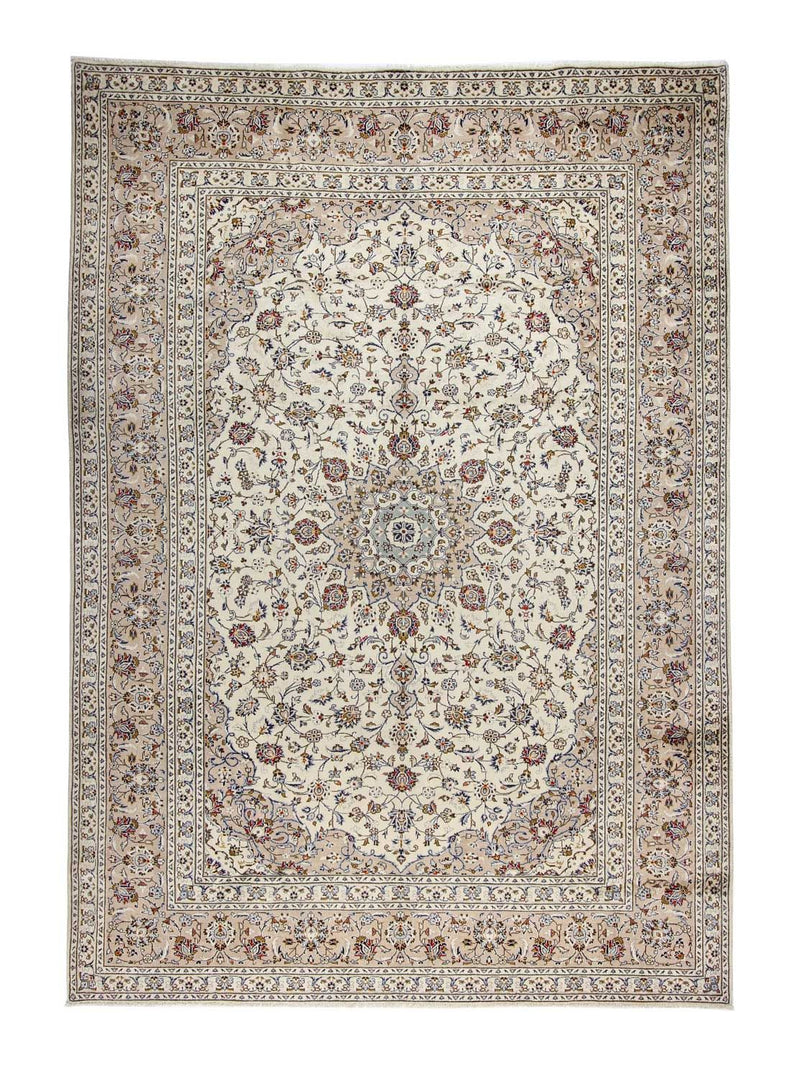 カシャーン 絨毯 350x248cm - ペルシャ絨毯