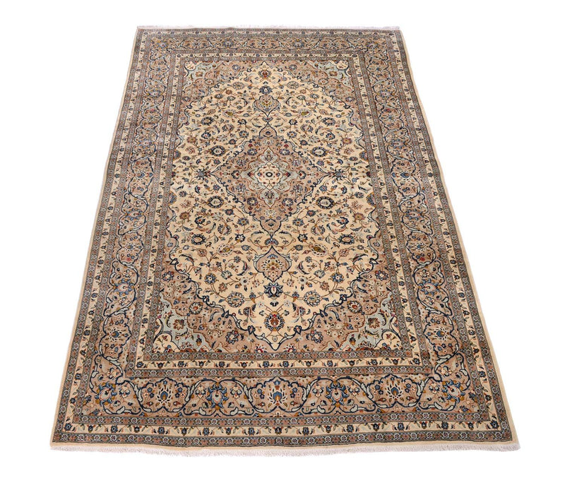 カシャーン 絨毯 379x241cm - ペルシャ絨毯