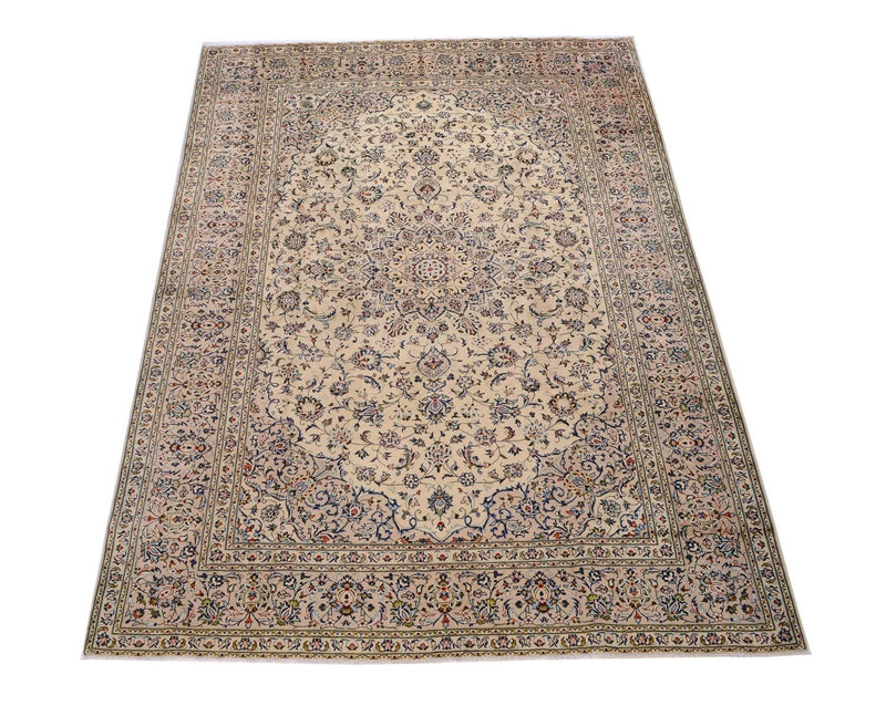 カシャーン 絨毯 338x240cm - ペルシャ絨毯