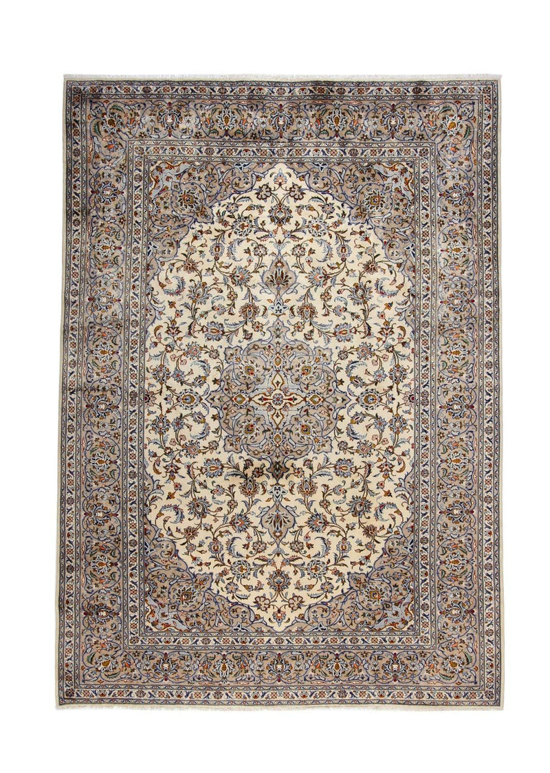 カシャーン 絨毯 342x243cm - ペルシャ絨毯
