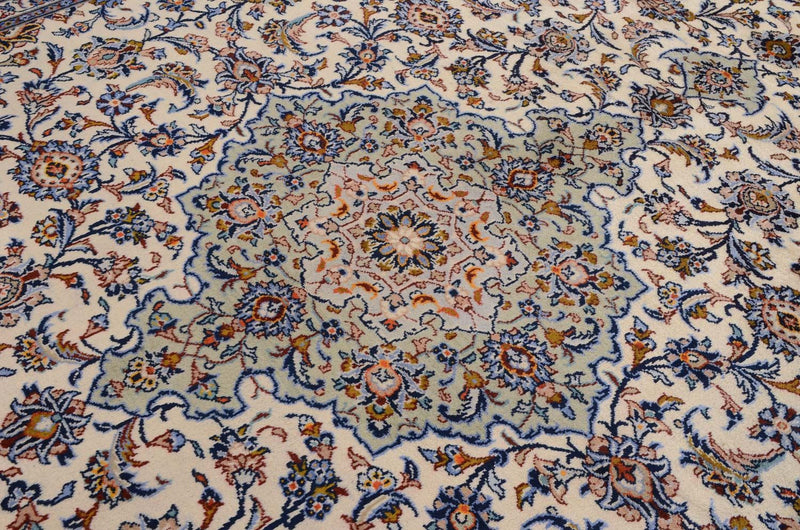 カシャーン 絨毯 398x300cm - ペルシャ絨毯