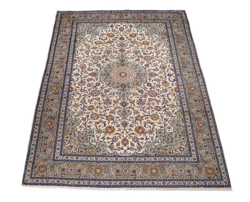 カシャーン 絨毯 398x300cm - ペルシャ絨毯