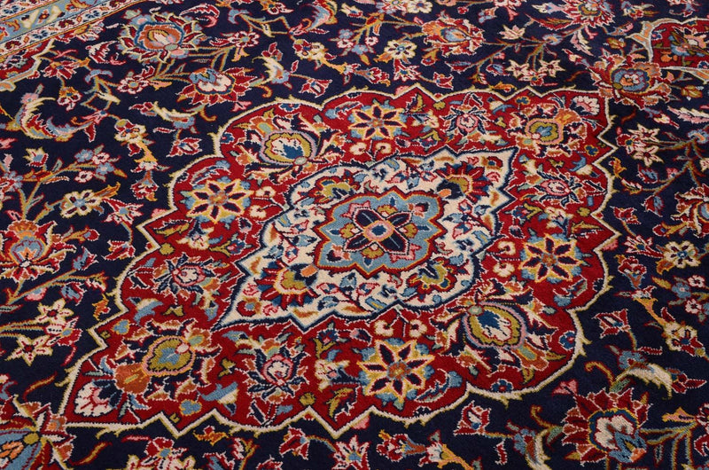 カシャーン 絨毯 368x246cm - ペルシャ絨毯